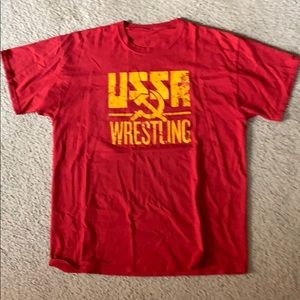 USSR wrestling tee shirt